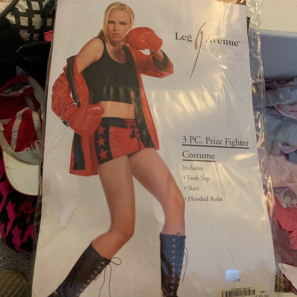 3 piece prize fighter costume